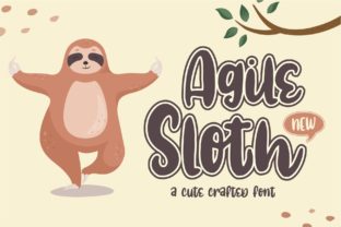 Agile Sloth: A Bold and Cute Display Font for Branding