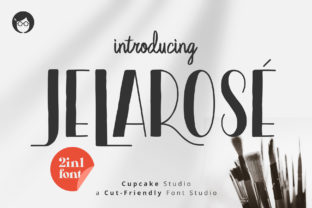 AL Jelarose 2 in 1 Display Font for Web Design