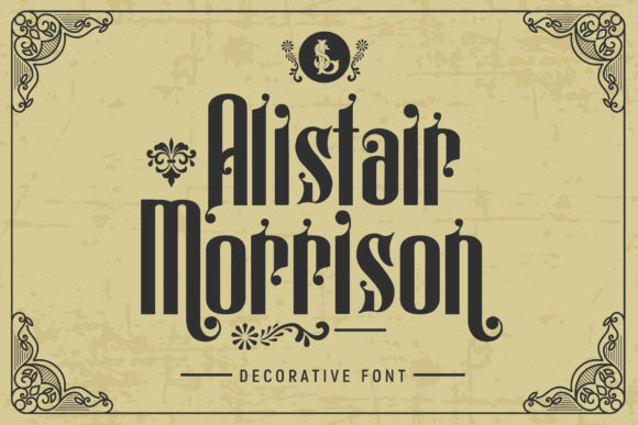Alistair Morrison: A Display Font That Elevates Editorial Design