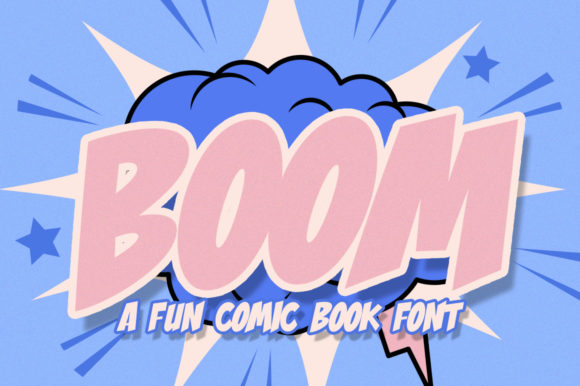Boom Comic: A Playful Font for Bold Editorial Design