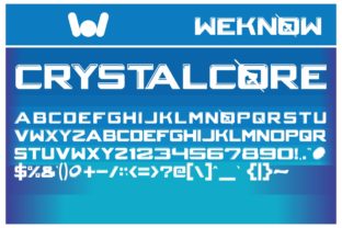 Crystalcore: A Display Font for Bold Branding and Visual Impact