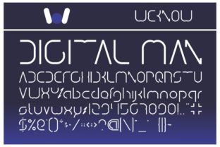 Digital Man: A Playful Typeface for Editorial Design