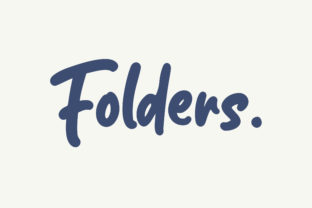 Folders Font for Web Design