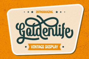 Goldenlife: A Vintage Font That Elevates Branding