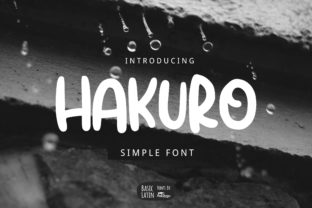 Hakuro Font for Branding That Feels Fresh and Friendly