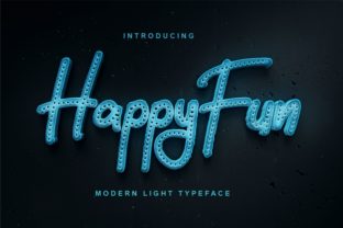 HappyFun: A Playful Typeface for Editorial Design