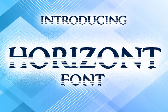 Horizont: A Display Font for Bold Visual Statements