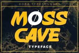 Mosscave: A Bold Display Font for Editorial Design