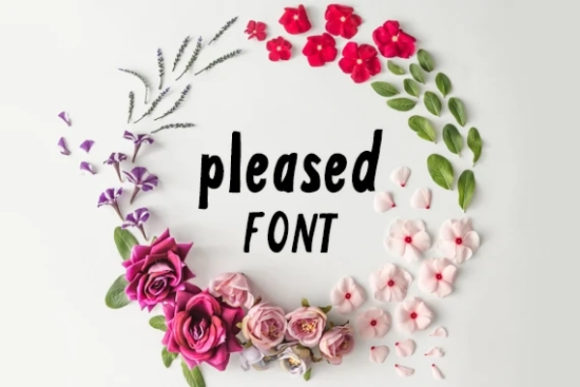 Pleased: A Friendly Display Font for Web Design
