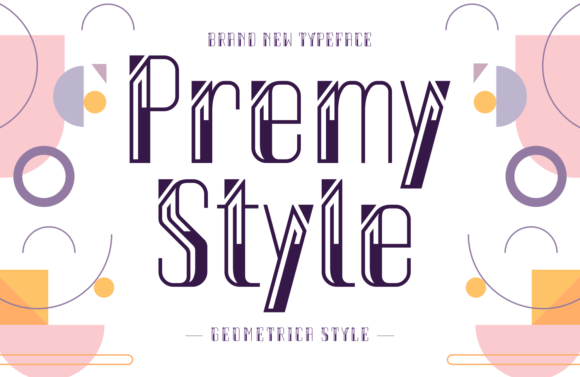 Premy Style: A Playful Display Font for Web Design