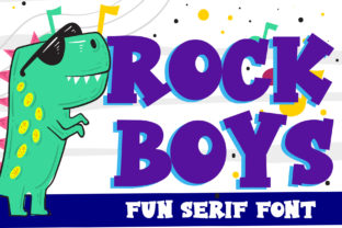 Rock Boys: A Bold Display Font for Modern Editorial Design