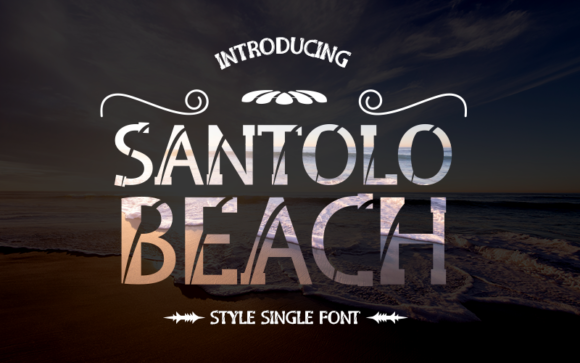 Santolo Beach: A Font That Elevates Every Editorial Moment