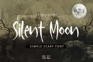 Silent Moon: A Display Font for Editorial Elegance