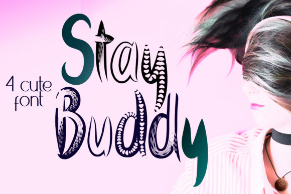 Stay Buddy: A Playful Display Font for Editorial Design