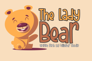 The Lady Bear Font for Editorial Design and Creative Projects
