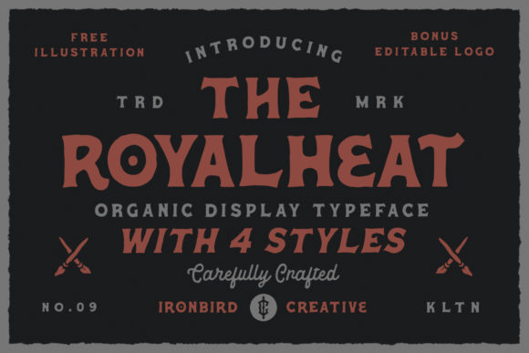 The Royalheat: A Vintage Font That Elevates Handmade Creations