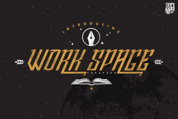 Work Space Font for Campaign Creativity